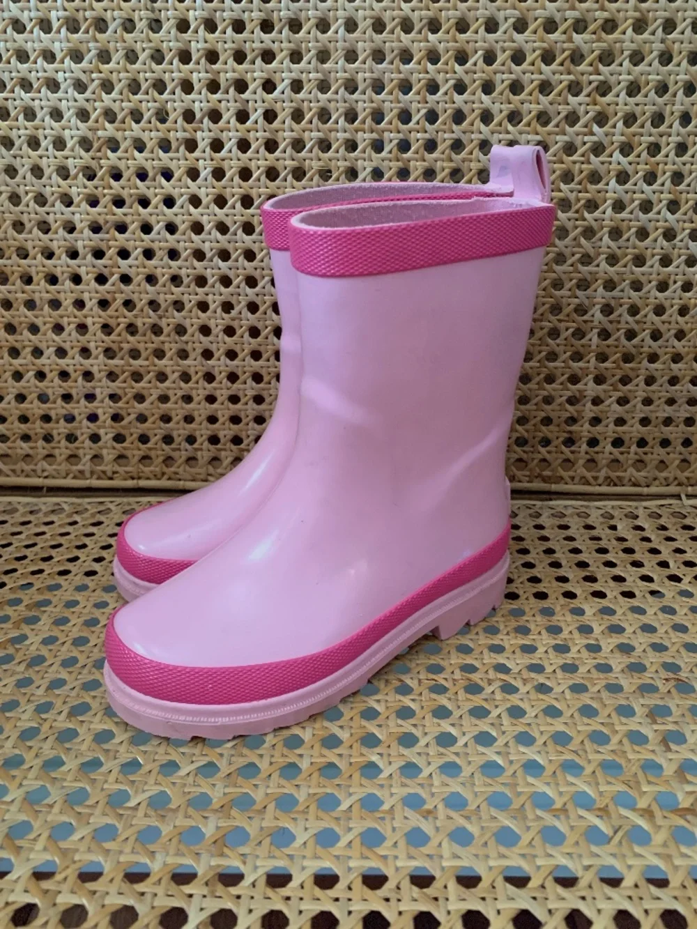 Landchief Girls Pink Rubber Boots 9